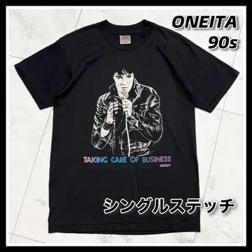 USA제 ONEITA 오니타 빈티지 티셔츠 락 티셔츠 Elvis