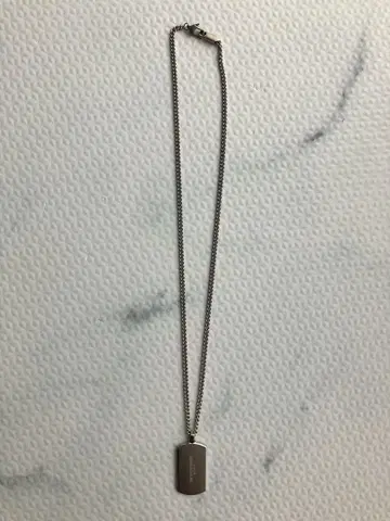 엠포리오 아르마니 목걸이 플레이트 타입