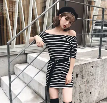 darich 오프숄더 원피스
