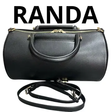 미품 란다 RANDA 2way 숄더백 핸드백 블랙 드럼형
