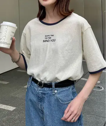 차오패닉 티피 시어 슬라브 로고 자수 링거 티