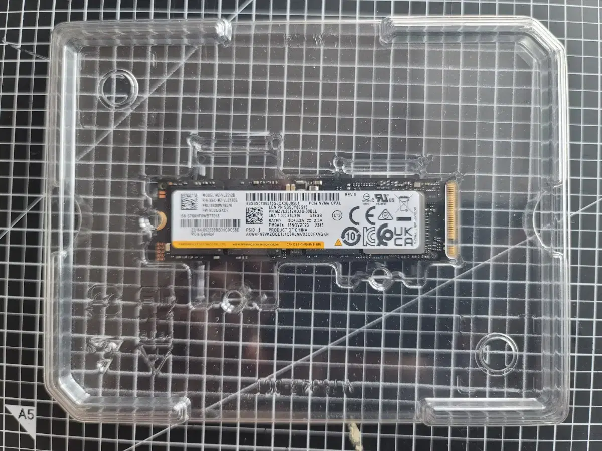 Samsung PM9A1a M.2 500GB sealed + heatsink