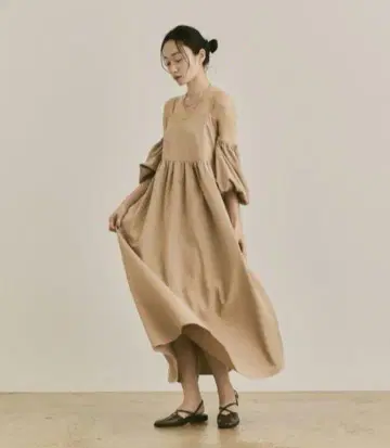 moi tytto 소매 탈부착 원피스