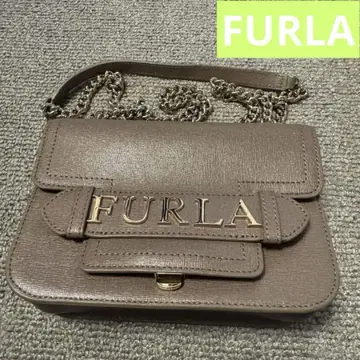 FURLA 브라운 체인 숄더백