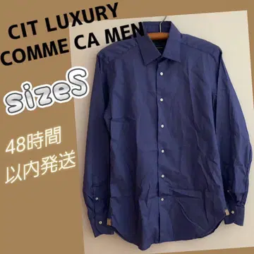 CIT LUXURY COMME CA MEN 컬러 셔츠 퍼플 sizeS