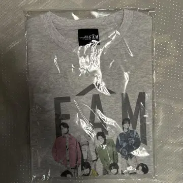 timelesz FAM 티셔츠 모크 화이트