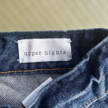 upper heights 스트레이트 데님 다크 블루