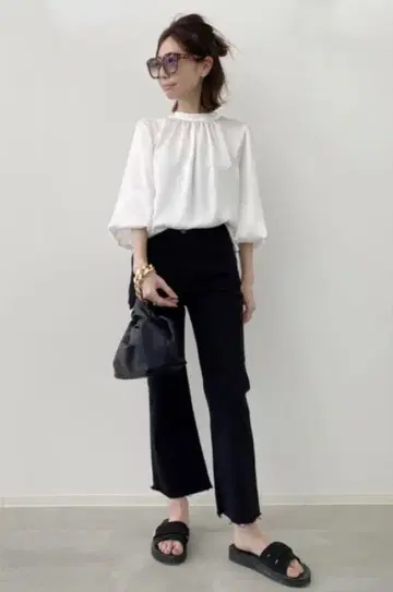 L'Appartement C/N Gahter 블라우스