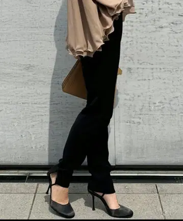 JENNE 슬릿 스키니 팬츠