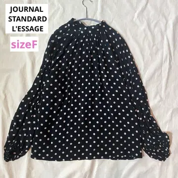 저널 스탠다드 레사주 보타이 볼륨 블라우스 블랙 프리 사이즈