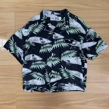 90s POWELL PERALTA 레이온 알로하 셔츠