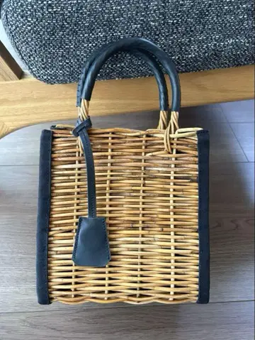오즈 천연 아라로그 바스켓백 바스켓백