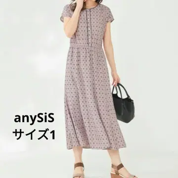 anySiS [세탁 가능] 프로방스 레이디 프린트 예쁜 원피스 1 S