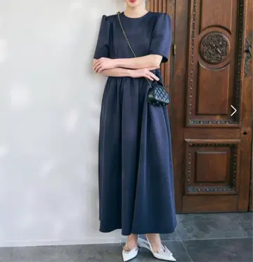 택 포함 ur's 네이비 반팔 원피스 S 사이즈