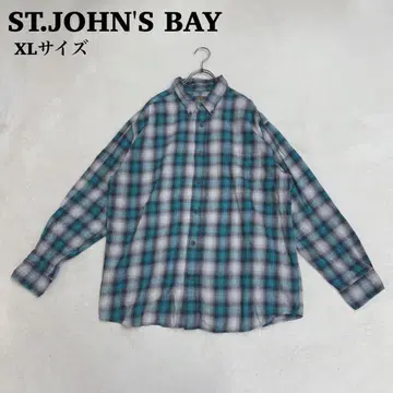 ST.Johns Bay 옴브레 체크 긴팔 셔츠 플란넬 셔츠