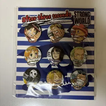 원피스 STRONG WORLD 스트롱 월드 캔뱃지