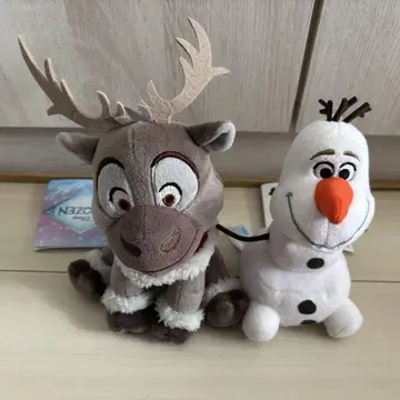 익명 배송 안나와 눈의 여왕 안나 봉제 인형 스벤 올라프 세트