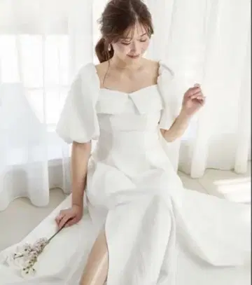 헤르리프토 파피용 스트라이프 셔츠 드레스 FORHER