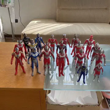 울트라맨 피규어 대량 세트