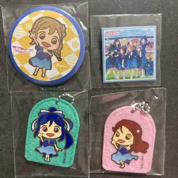 러브 라이브! Aqours 퍼펫 & 캔뱃지 가챠 영구 묶음 판매