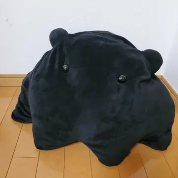 블랙 멘다코 BIG 봉제 인형 멘다코 검정 빅 사이즈 쿠션 특대형