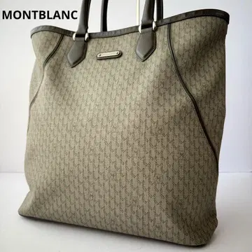 레어 MONTBLANC 몽블랑 토트 백 A4 수납 이탈리아제
