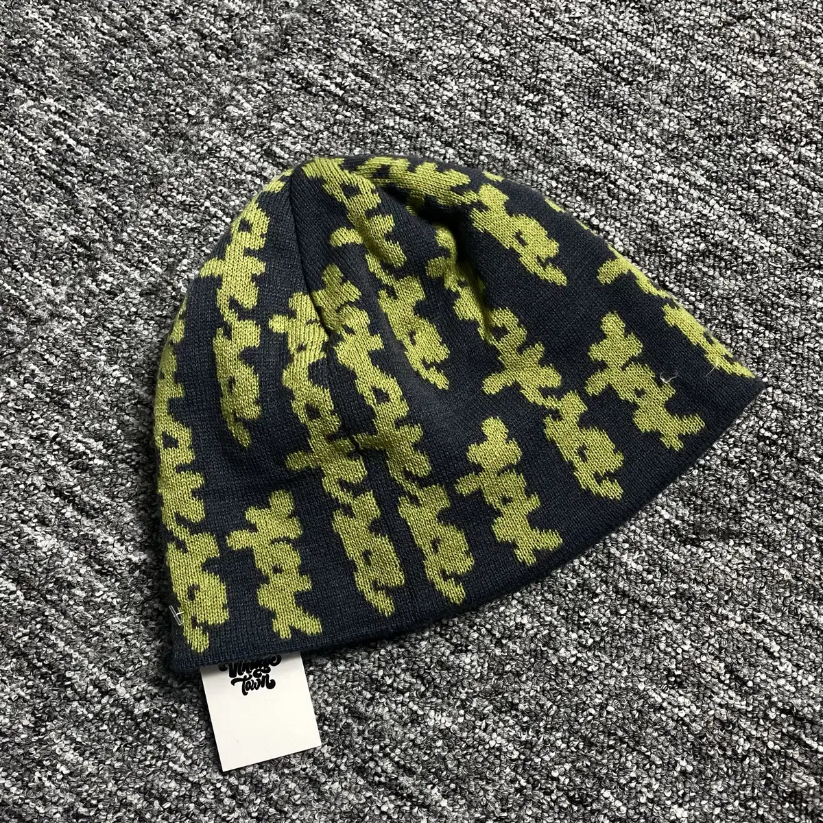Yeseyesee Doodle Jacquard Beanie Ash Gray y 1120