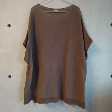 IENA 이에나 반팔 썸머 스웨터 브라운