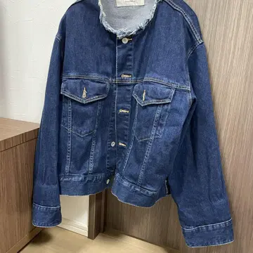 저널 스탠다드 인디고 데님 자켓 오버 사이즈