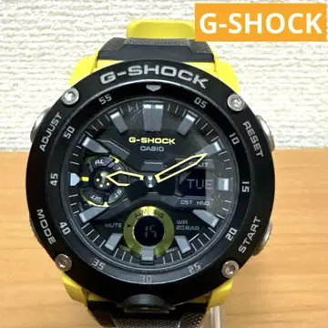 CASIO 카시오 G-SHOCK 지샥 GA-2000 작동품 노랑 블랙