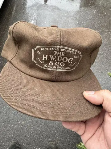 HW dog &co 도그 트래커 캡 브라운 새상품 사이즈 38