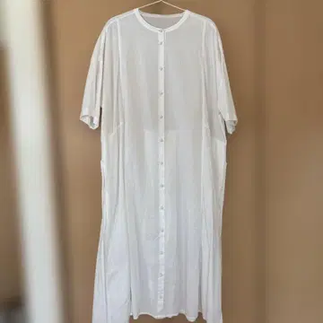 YURK 화이트 셔츠 원피스 프리 사이즈