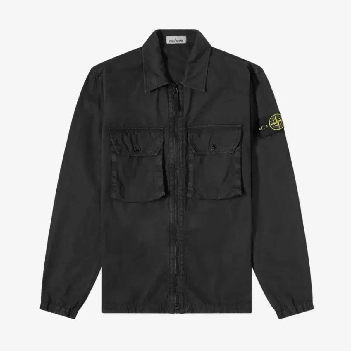 Stone Island 21FW Old Effect Overshirt Black XL