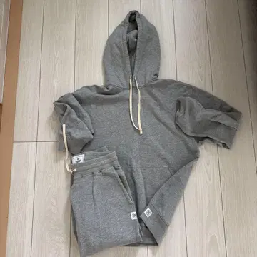 REIGNING CHAMP 그레이 후디 세트