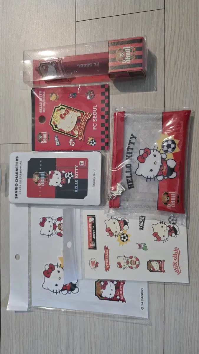 FC Seoul Sanrio goods bulk offering.