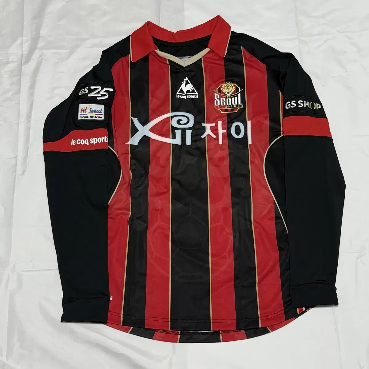 12 FC Seoul Home Jersey Long Sleeve Full Sponsor Marking 100