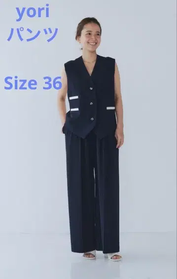yori shirocon 허리 리본 더블 턱 팬츠 [2025SM]