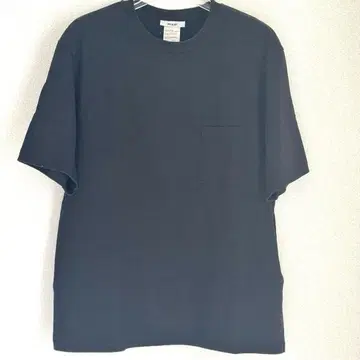 MXP 블랙 티셔츠 포켓 부착