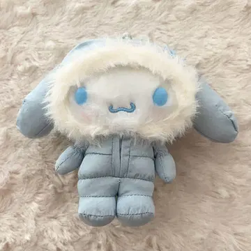 시나모롤 시나몬 푹신푹신 윈터 마스코트 봉제 인형 겨울