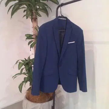자라 맨 네이비 테일러드 자켓