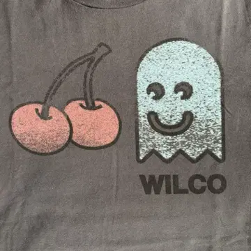 [ WILCO ] 체리 고스트 T셔츠 S 사이즈