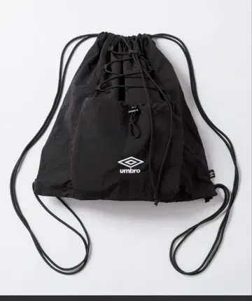 UMBRO/엄브로 별주 로고 자수 나일론 드로코드 냅색