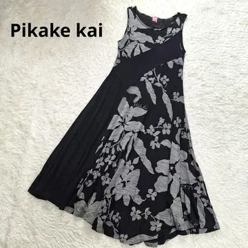 Pikake kai 피카케 슬리브리스 원피스 하와이안 꽃무늬 M~L