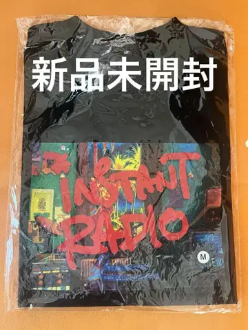 세카오와 INSTANT RADIO 티셔츠 블랙 M 사이즈
