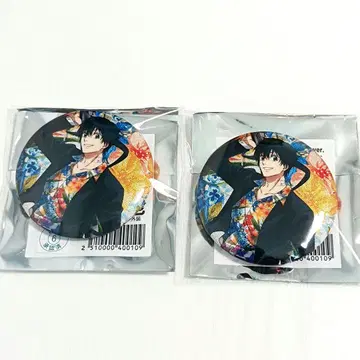 사카모토 데이즈 TSUTAYA 패턴 셔츠 캔뱃지 글리터 라메 나구모 2개
