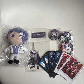 블루 록 미카게 레오 굿즈 묶음 판매 캔뱃지 봉제 인형