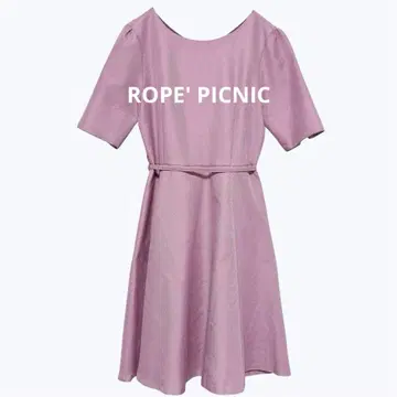 ROPE' PICNIC /A 라인 반팔 원피스/경사/드레스 3350