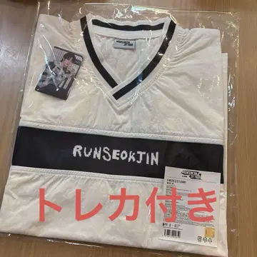 RUNSEOKJIN V넥 티셔츠 M 사이즈 화이트