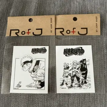 RofJ BY 점프샵 NARUTO 스티커 2장 세트