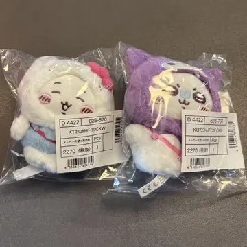 치이카와 (먼작귀) 산리오 콜라보 모몽가 쿠로미 키티 마스코트 홀더